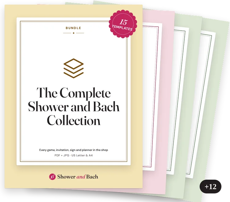 The Complete Shower and Bach Collection: cover with member covers behind it