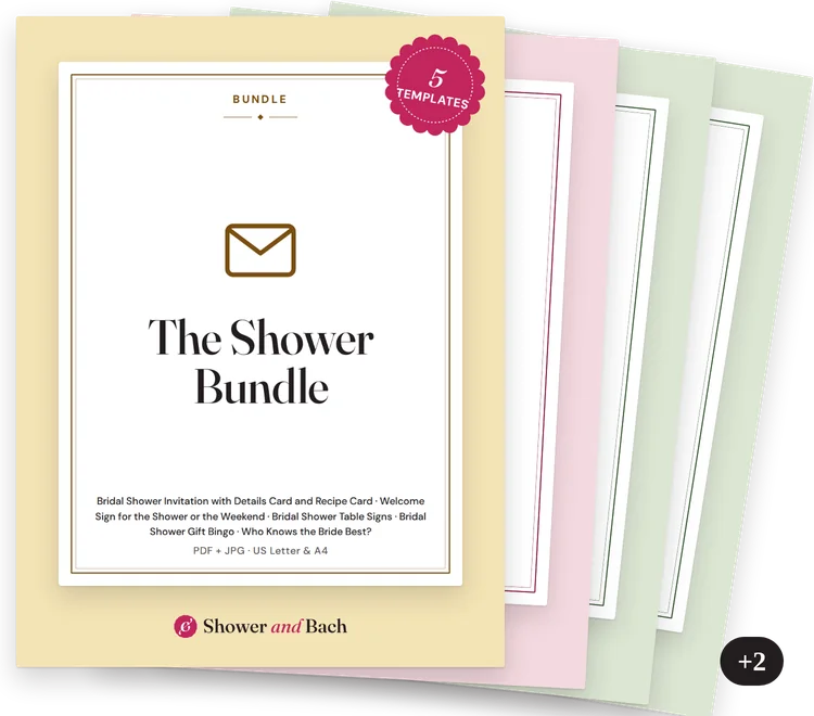 The Shower Bundle: cover with member covers behind it